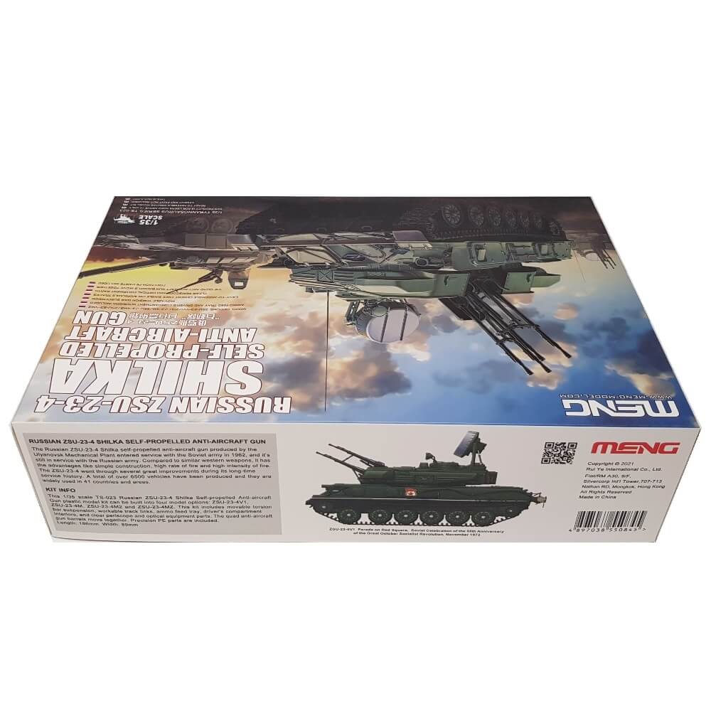 1:35 Russian ZSU-23-4 SHILKA Self-Propelled Anti-Aircraft Gun - MENG