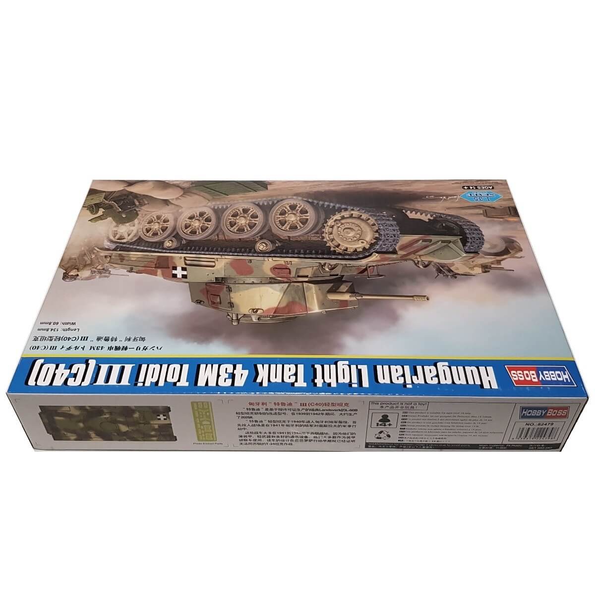 1:35 Hungarian Light Tank 43M Toldi III (C40) - HOBBY BOSS