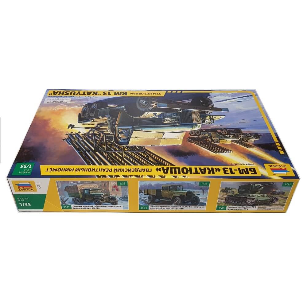1:35 Soviet BM-13 KATYUSHA Stalin's Organ - ZVEZDA