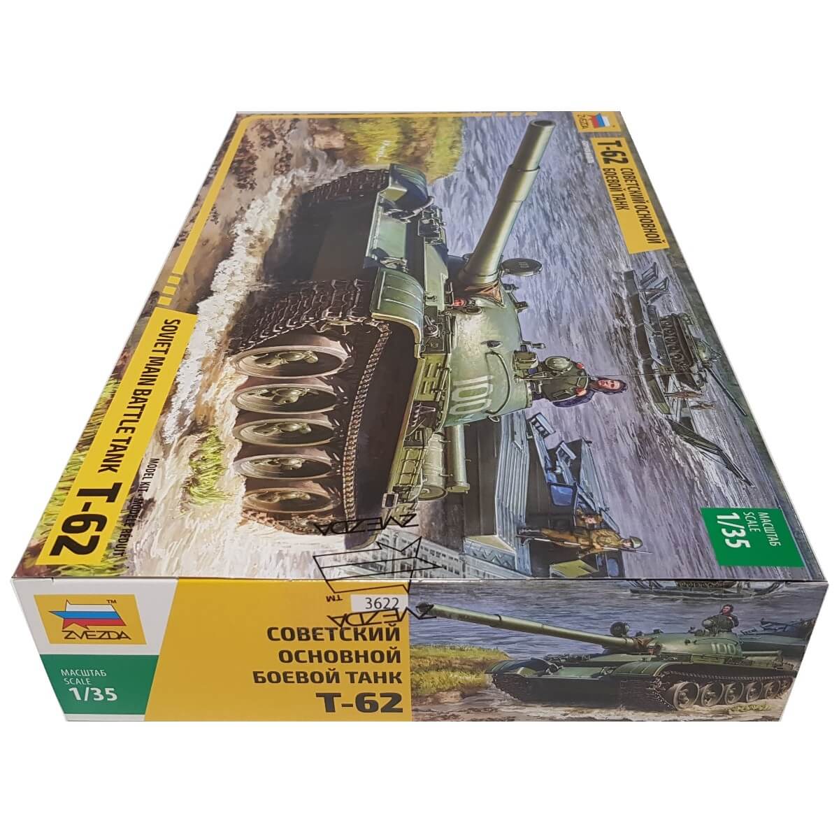1:35 T-62 Soviet Main Battle Tank - ZVEZDA