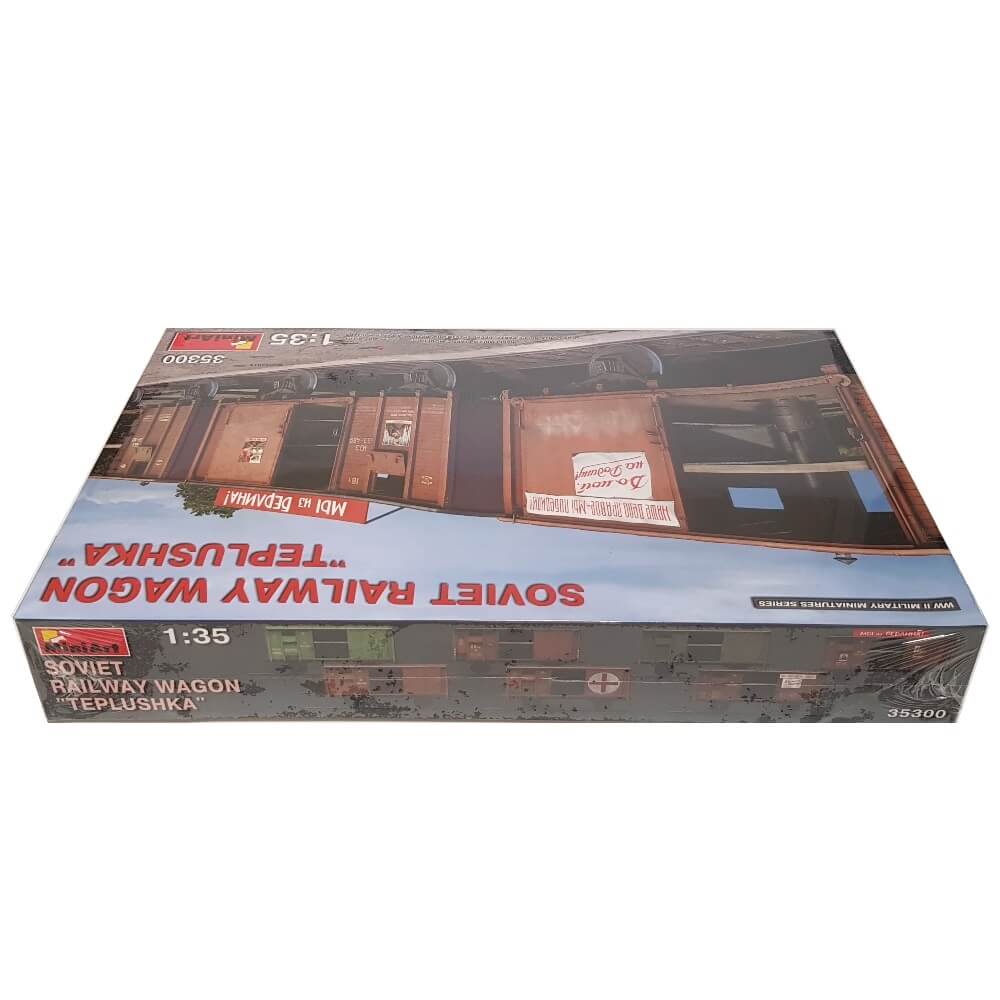 1:35 Soviet Railway Wagon TEPLUSHKA - MINIART