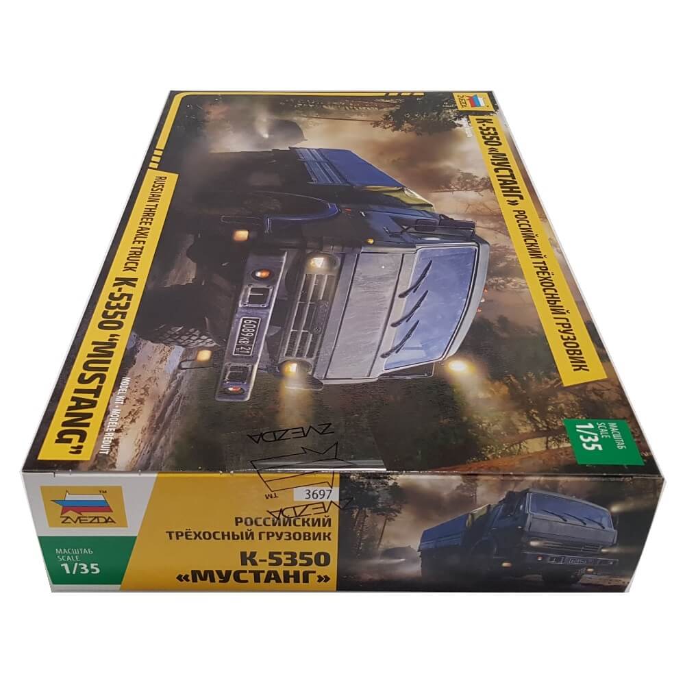 1:35 Russian KAMAZ K-5350 MUSTANG Three Axle Truck - ZVEZDA