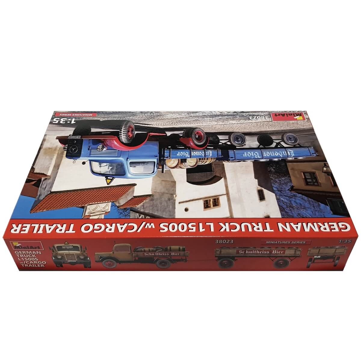 1:35 German Truck L1500S with Cargo Trailer - MINIART
