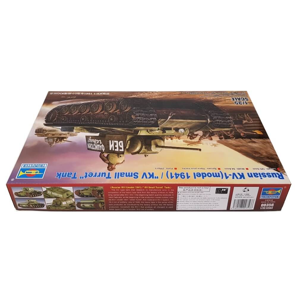 1:35 Russia KV-1 Tank model 1941 - KV Small Turret - TRUMPETER
