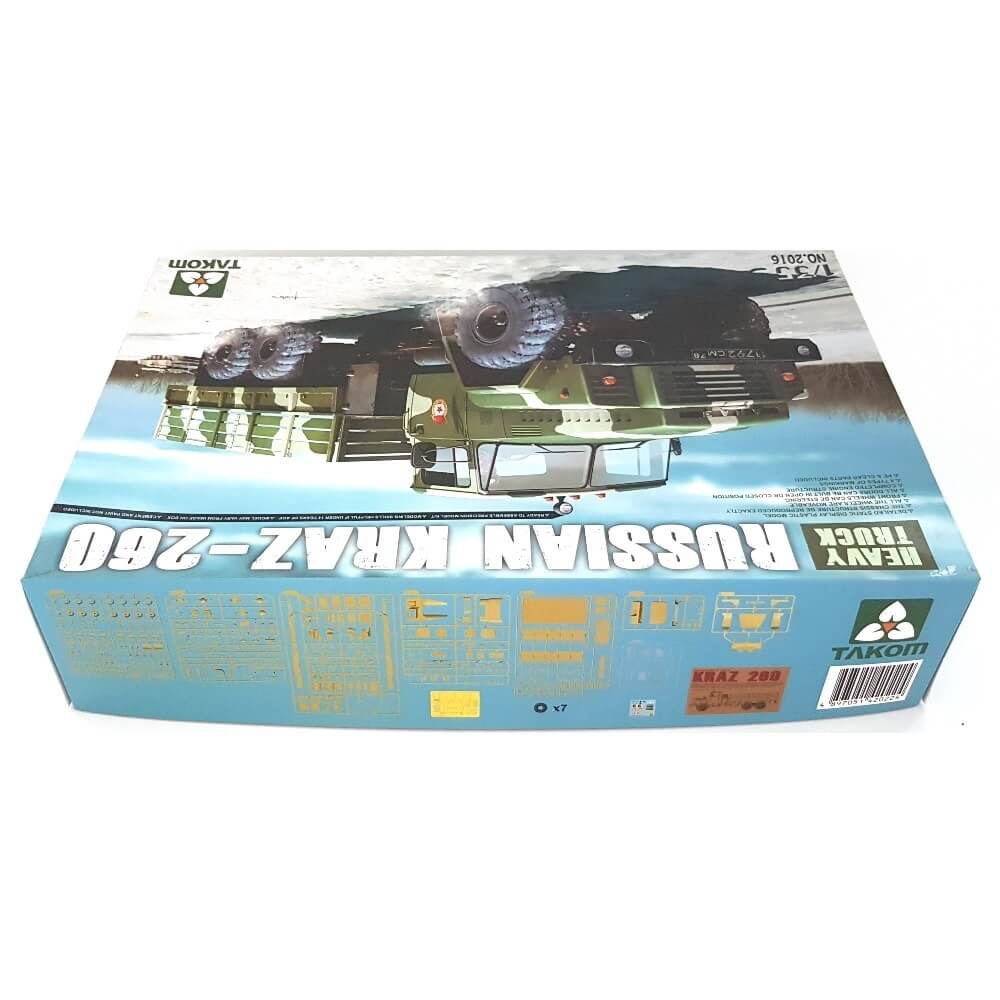 1:35 Russian KRAZ-260 Heavy Truck - TAKOM