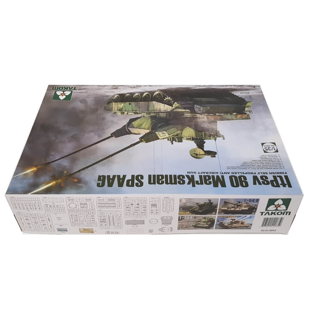 1:35 Finnish ltPsv 90 Marksman SPAAG Self Propelled Anti Aircraft Gun - TAKOM