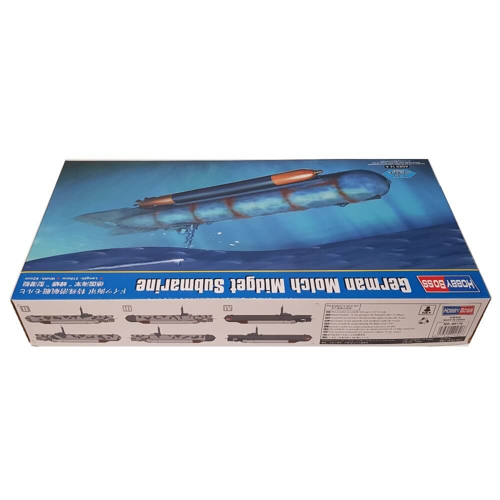 1:35 German Molch MIDGET Submarine - HOBBY BOSS