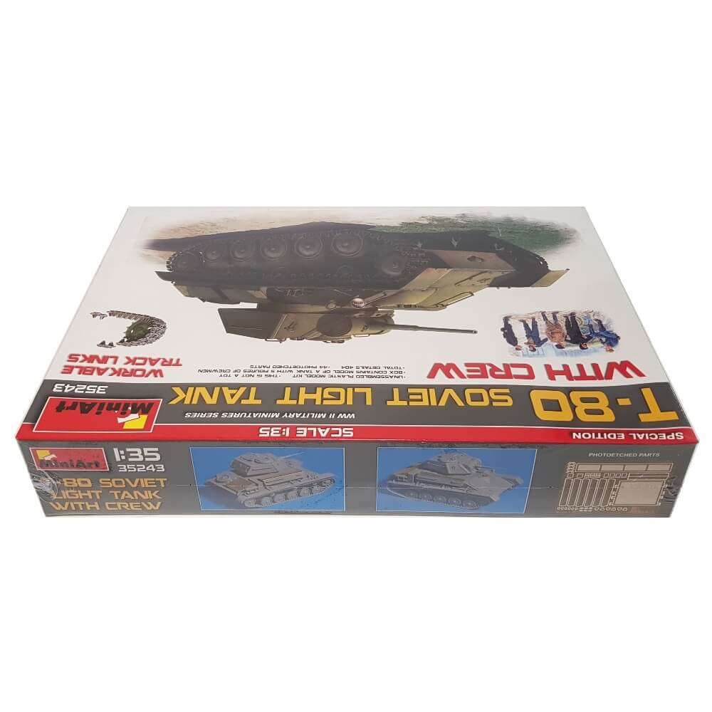 1:35 Soviet T-80 Light Tank with Crew - Special Edition - MINIART