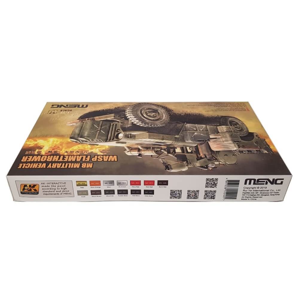1:35 MB Military Vehicle WASP Flamethrower Jeep - MENG