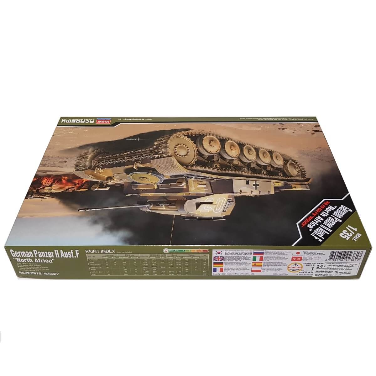 1:35 German Panzer II Ausf. F North Africa - ACADEMY