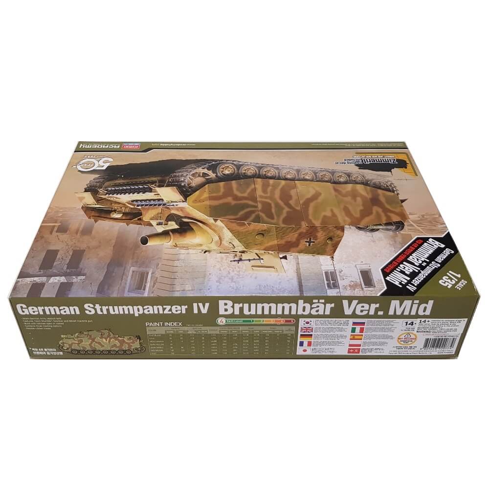 1:35 German Sturmpanzer IV Brummbar - Mid Version - ACADEMY
