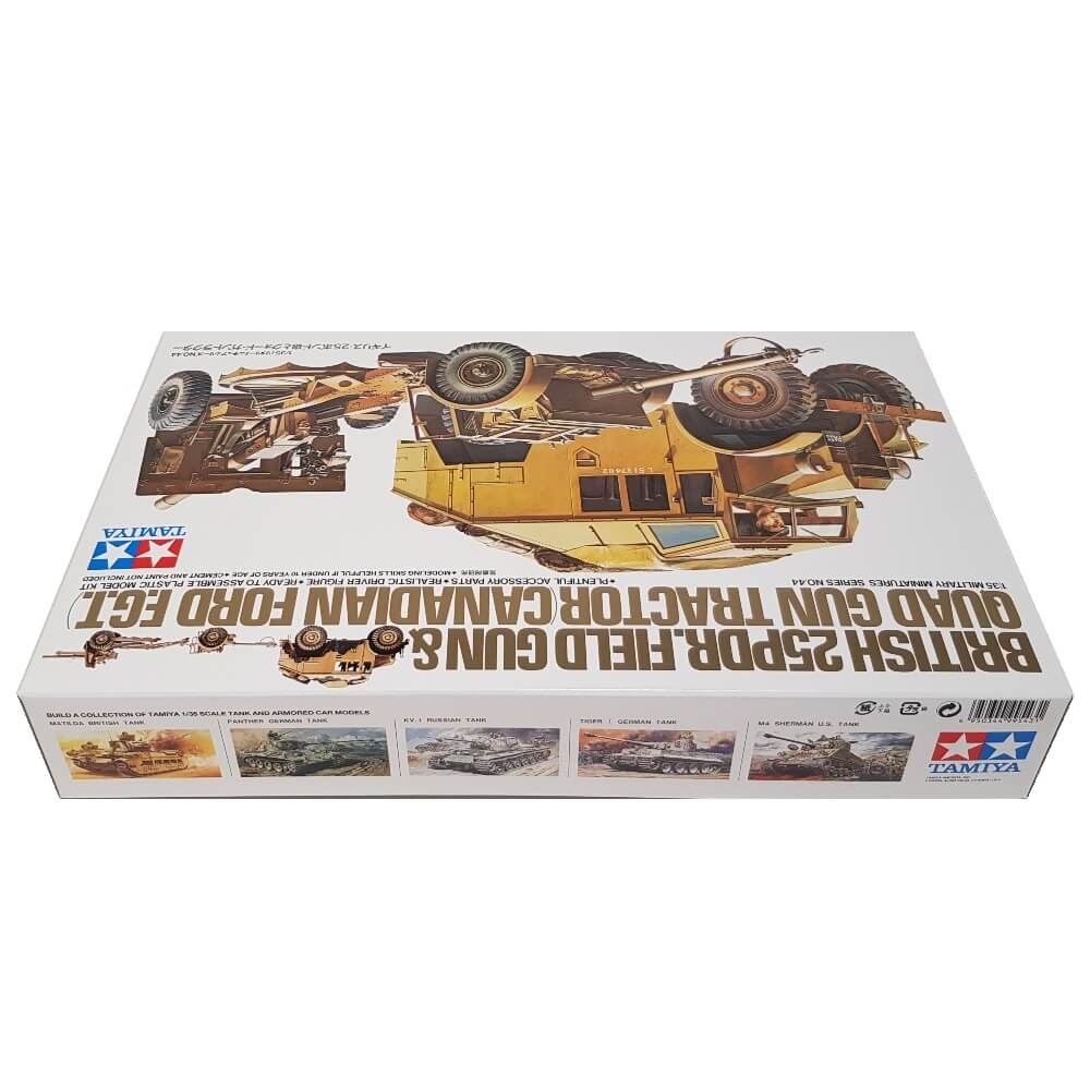 1:35 British 25Pdr. Field Gun and Quad Gun Tractor - Canadian Ford FGT - TAMIYA