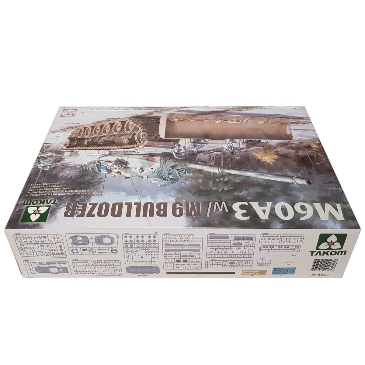 1:35 M60A3 with M9 Bulldozer - TAKOM