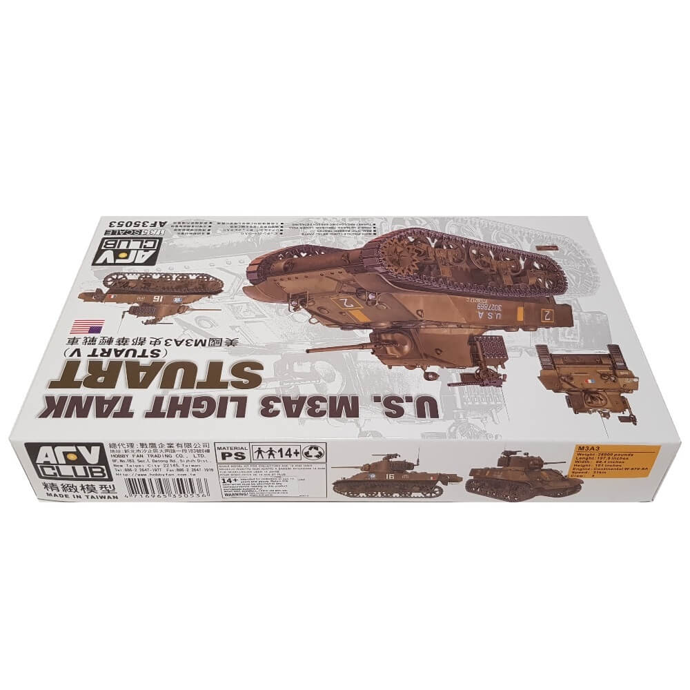 1:35 US M3A3 Light Tank Stuart (Stuart V) - AFV CLUB