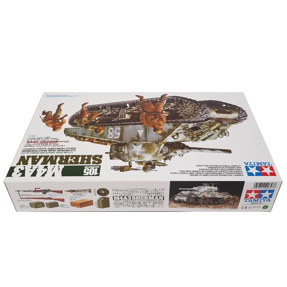 1:35 US Medium Tank M4A3 Sherman 105mm Howitzer Assault Support - TAMIYA