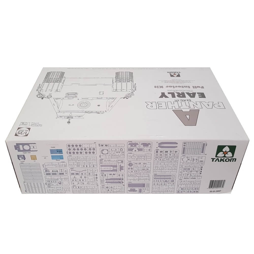 1:35 German Sd.Kfz. 171 PANTHER Ausf. A Early Production - Full Interior Kit - TAKOM