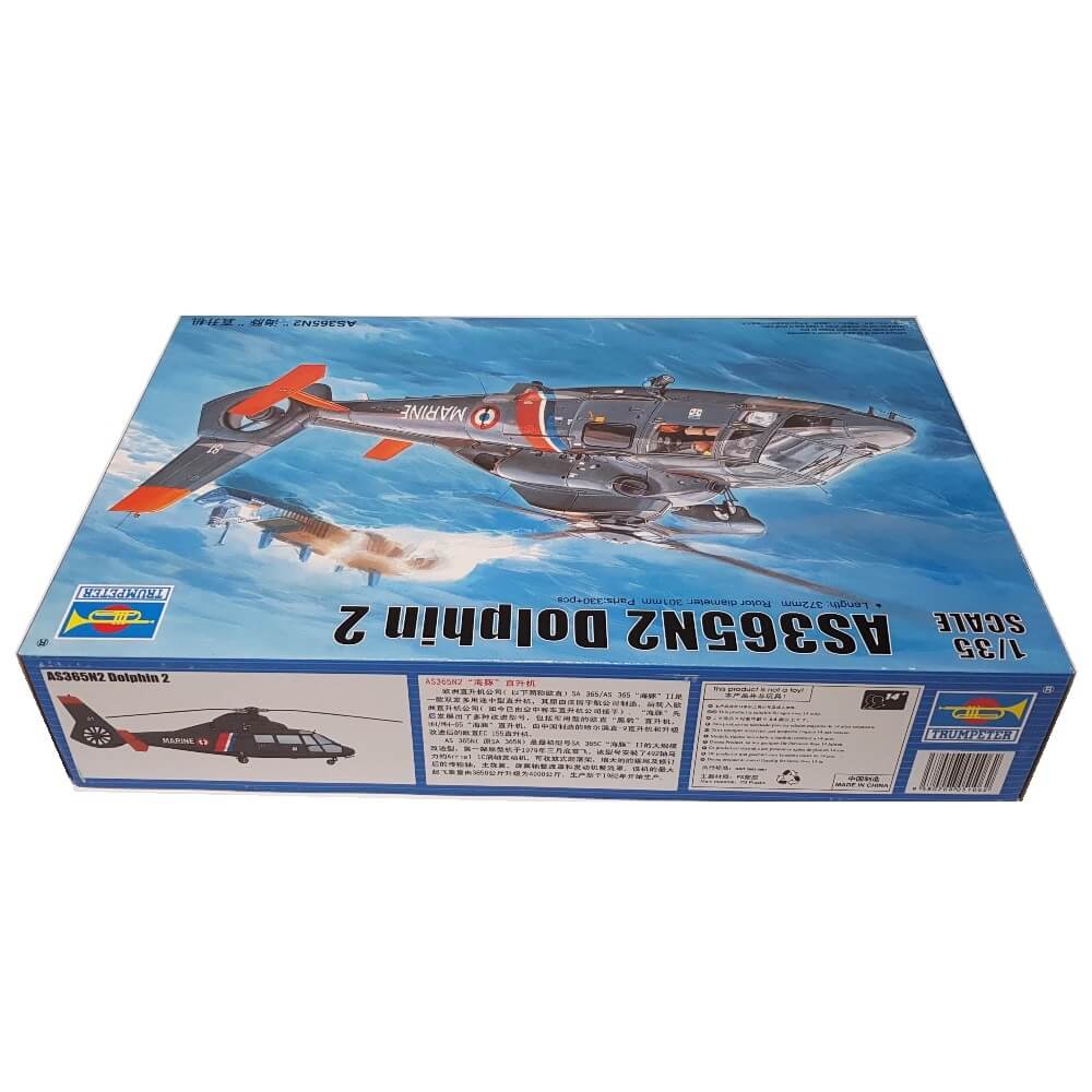 1:35 AS365N2 Dolphin 2 Helicopter - TRUMPETER
