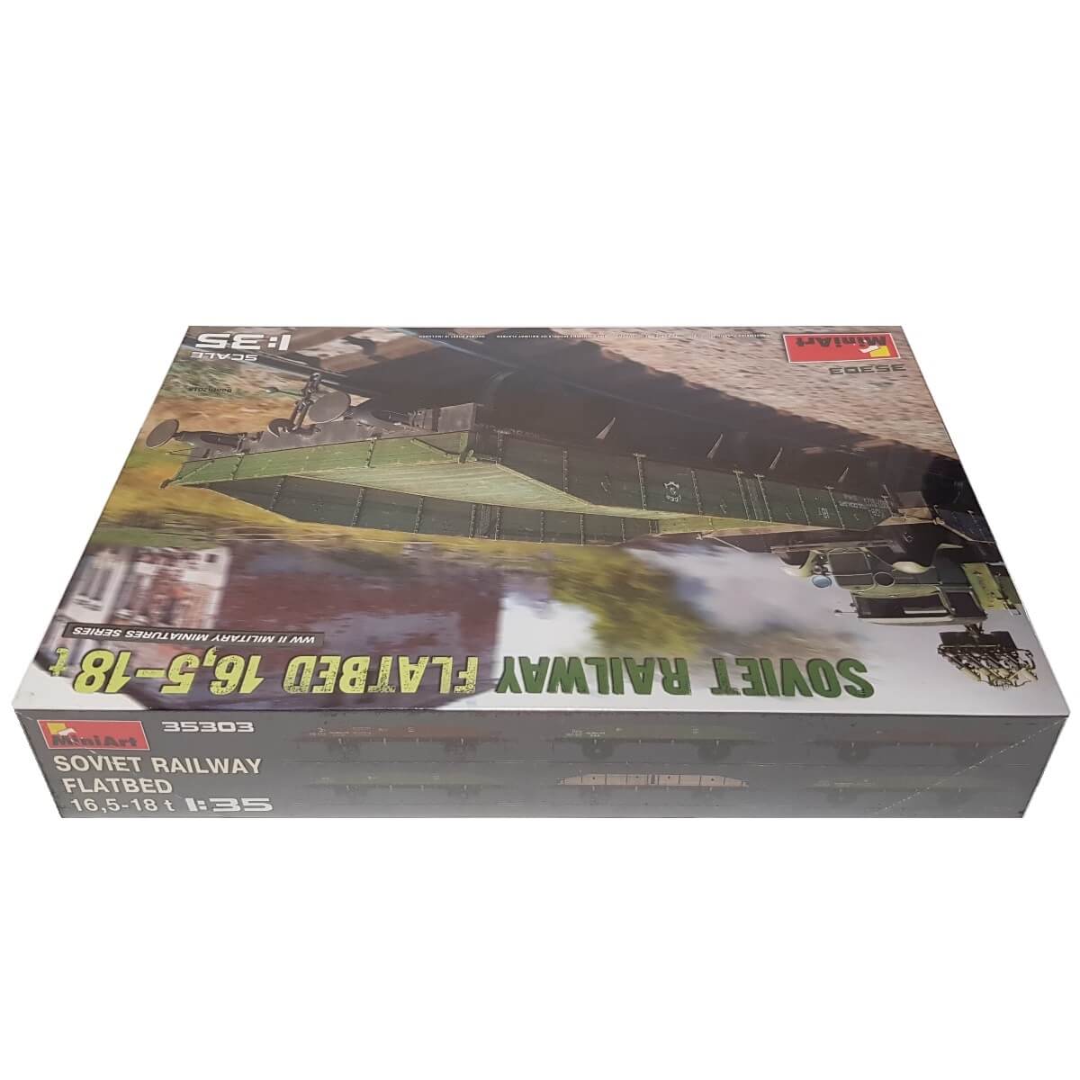 1:35 Soviet Railway Flatbed 16.5-18t - MINIART