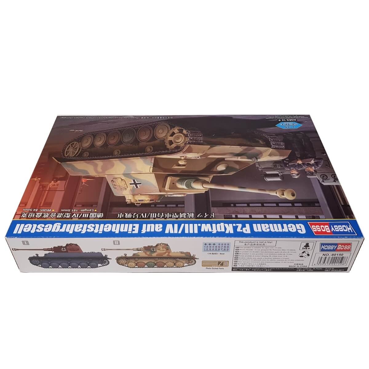 1:35 German Pz.Kpfw. III/IV auf Einheitsfahrgestell - HOBBY BOSS