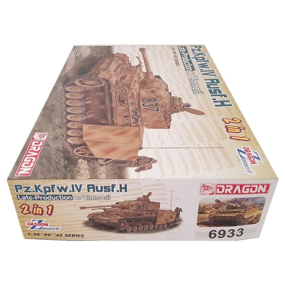 1:35 German Pz.Kpfw. IV Ausf. H Late Production with Zimmerit - DRAGON