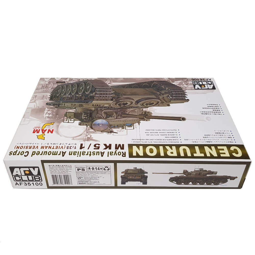 1:35 Royal Australian Armoured Corps Centurion Mk 5/1 Vietnam Version - AFV CLUB