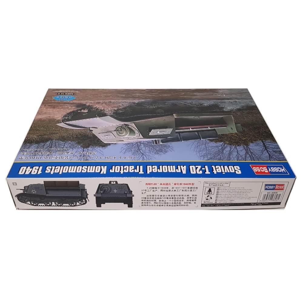1:35 Soviet T-20 Armored Tractor Komsomolets 1940 - HOBBY BOSS