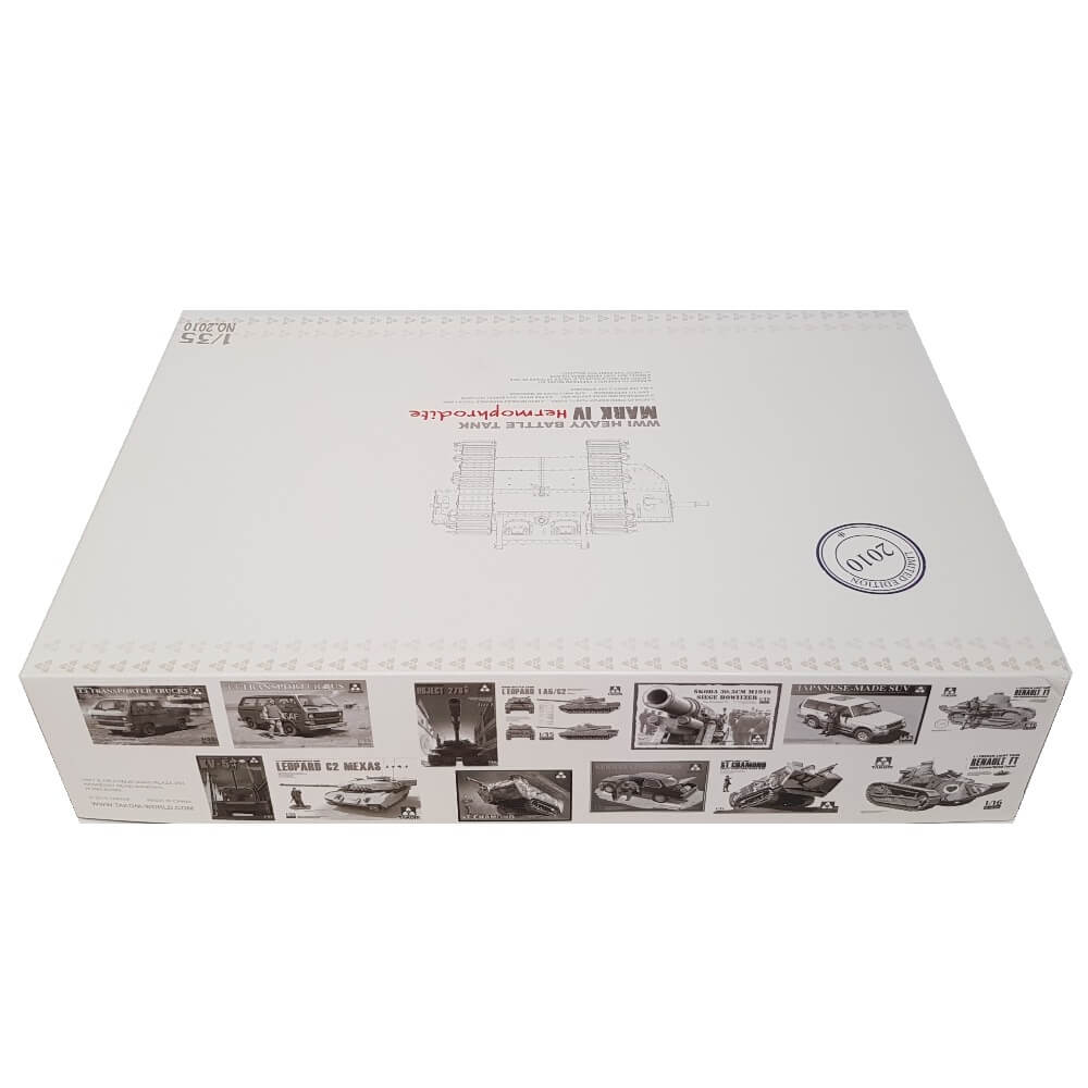 1:35 British Mark IV Hermaphrodite WWI Heavy Battle Tank - TAKOM