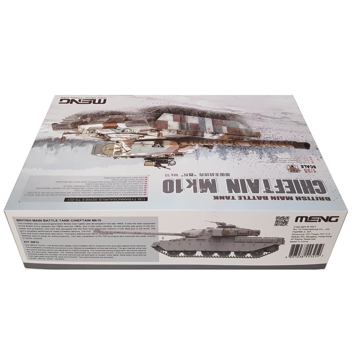 1:35 British Main Battle Tank Chieftain Mk 10 - MENG