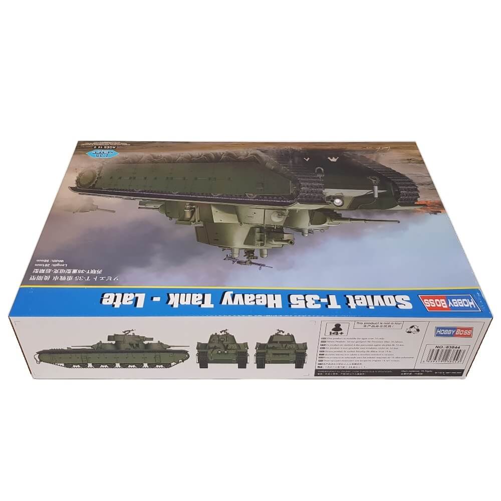 1:35 Soviet T-35 Heavy Tank Late - HOBBY BOSS