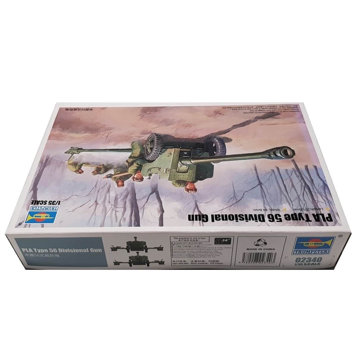 1:35 PLA Type 56 Divisional Gun - TRUMPETER