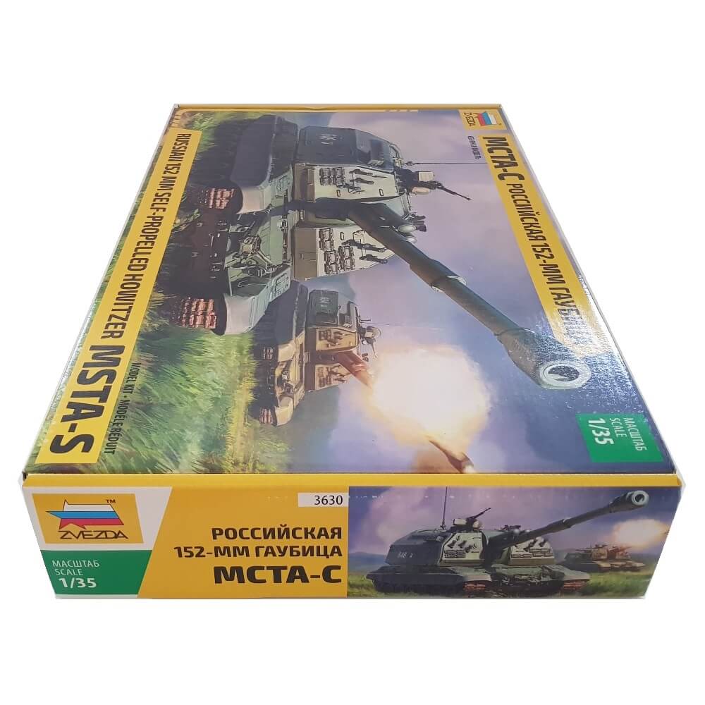 1:35 Russian 152 mm Self-Propelled Howitzer MSTA-S - ZVEZDA