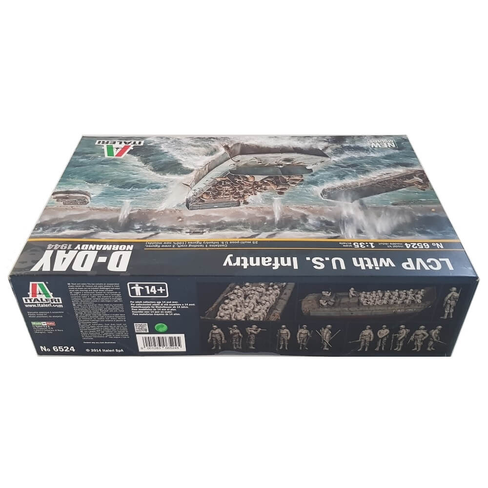 1:35 US LCVP with Infantry D-Day Normandy 1944 - ITALERI