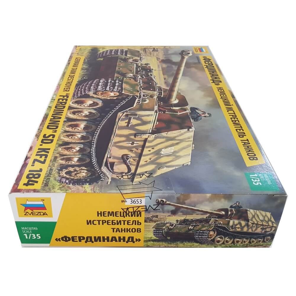 1:35 German Tank Destroyer FERDINAND Sd.Kfz. 184 - ZVEZDA
