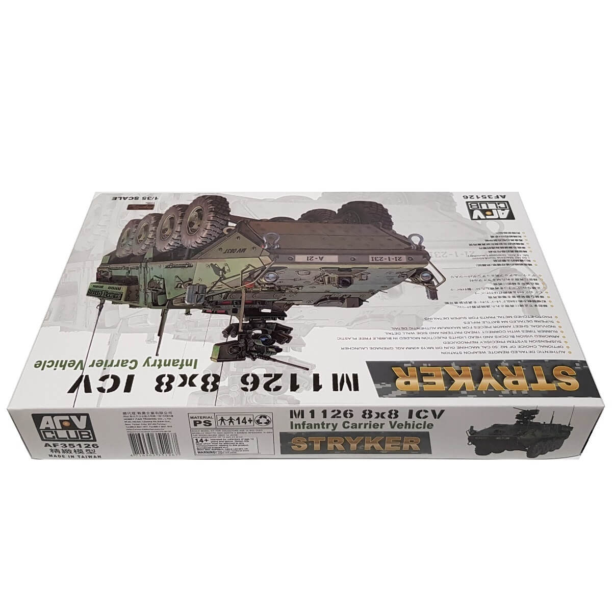 1:35 Stryker M1126 8x8 ICV Infantry Carrier Vehicle - AFV CLUB
