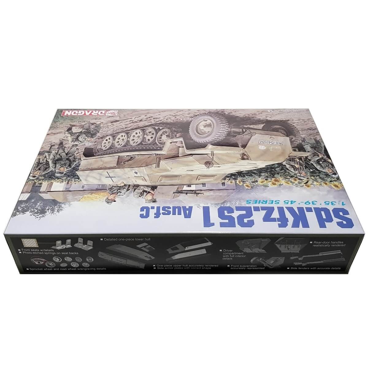 1:35 Sd.Kfz. 251 Ausf. C with Infantry Set - DRAGON
