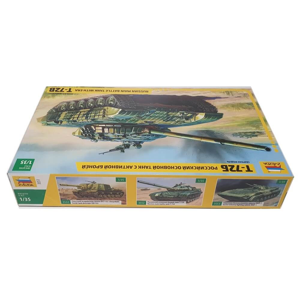 1:35 Russian T-72B Main Battle Tank with ERA - ZVEZDA