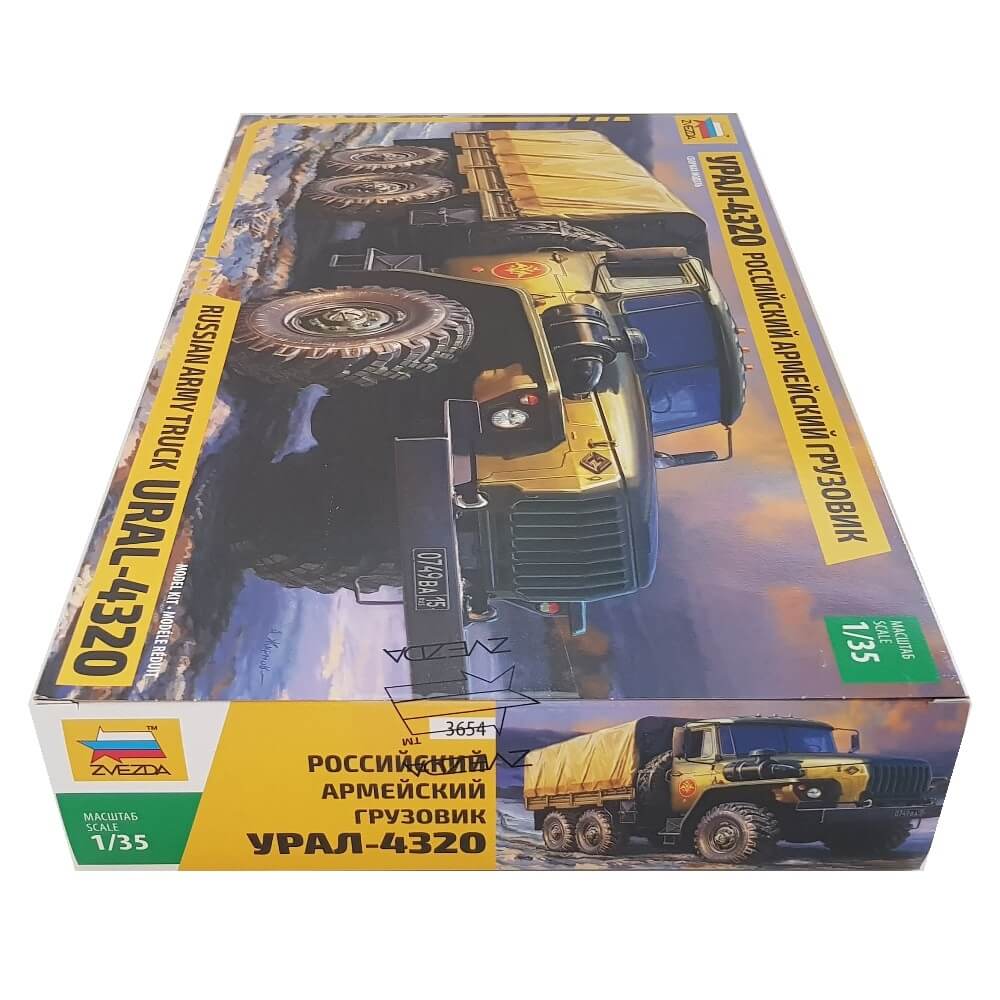 1:35 Russian Army Truck URAL-4320 - ZVEZDA