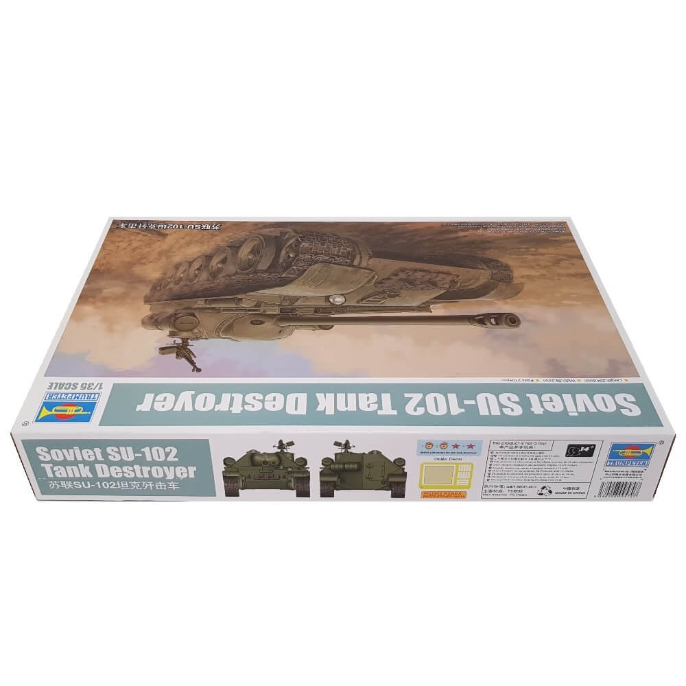 1:35 Soviet SU-102 Tank Destroyer - TRUMPETER