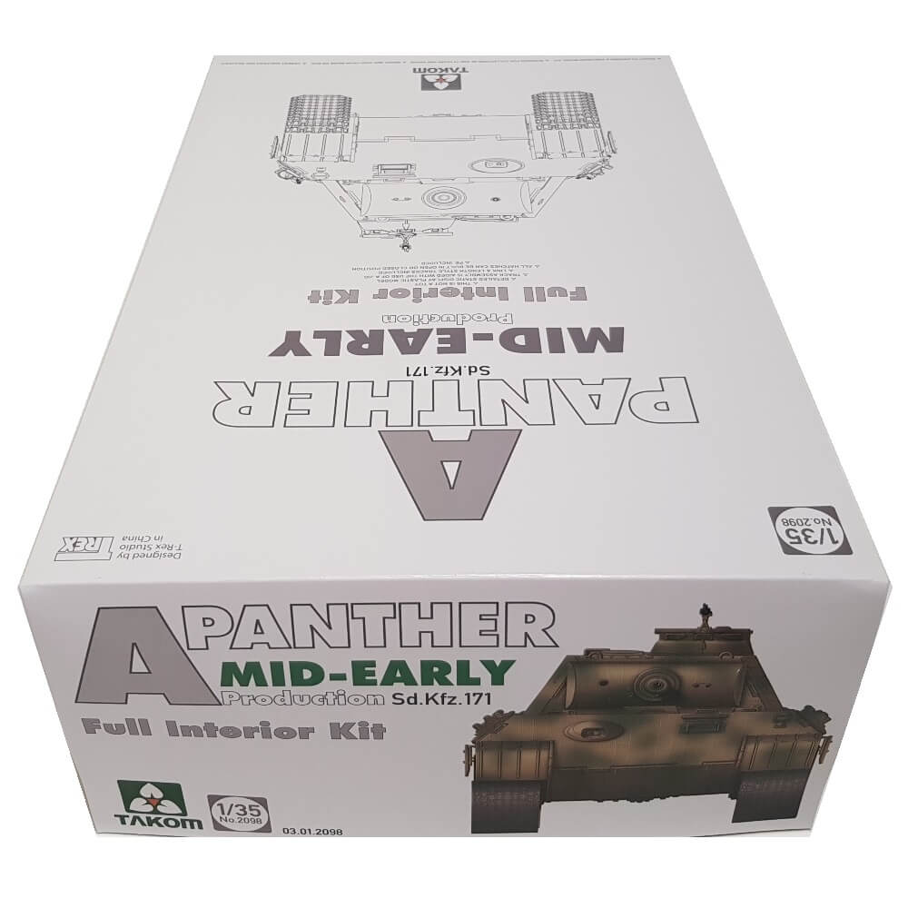 1:35 German Sd.Kfz. 171 PANTHER Ausf. A Mid-Early Production - Full Interior Kit - TAKOM