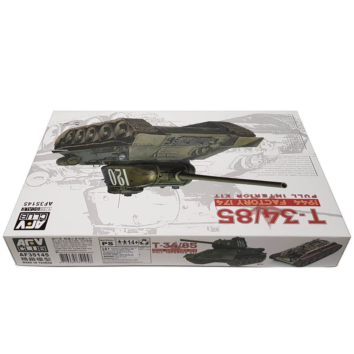 1:35 T-34/85 Model 1944 Factory No.174 - Full Interior Kit - AFV CLUB