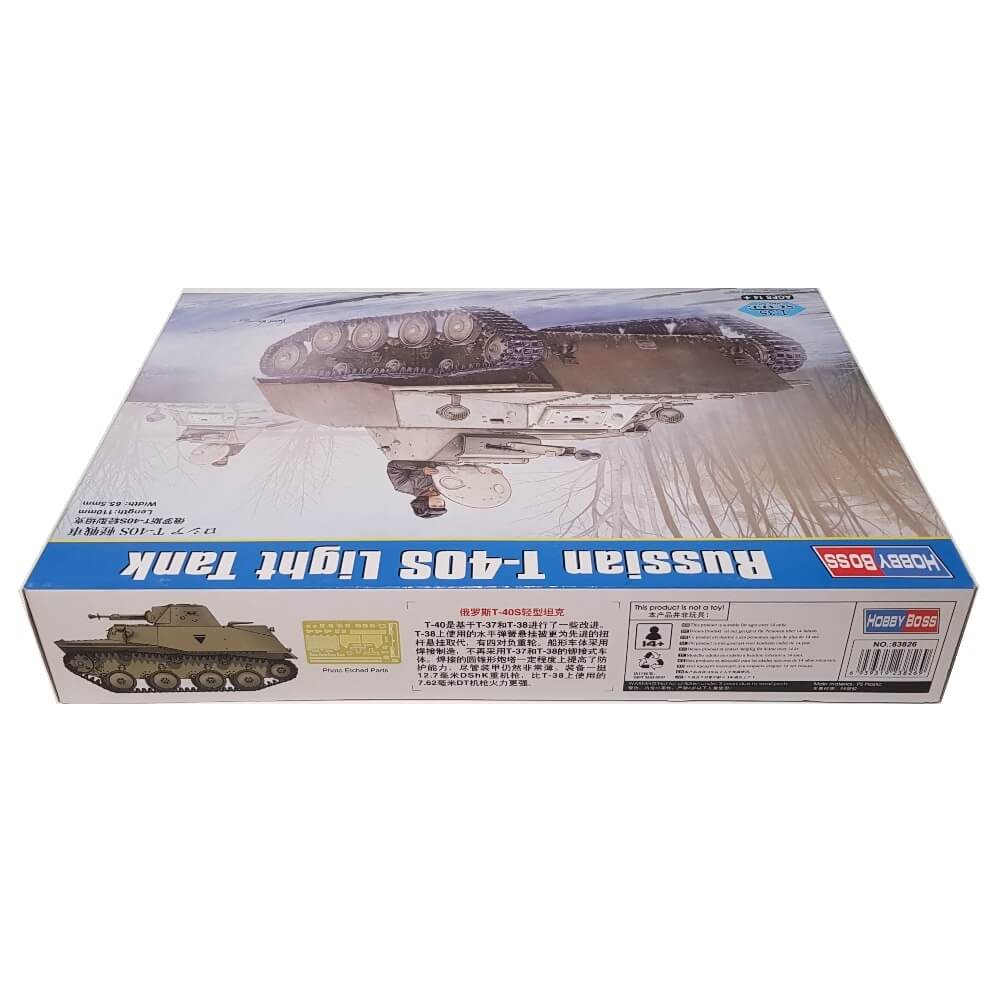 1:35 Russian T-40S Light Tank - HOBBY BOSS