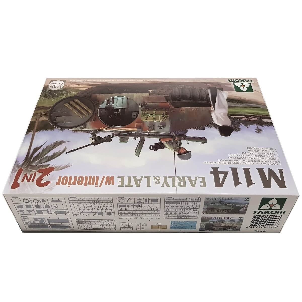 1:35 M114 Early and Late type with interior - TAKOM