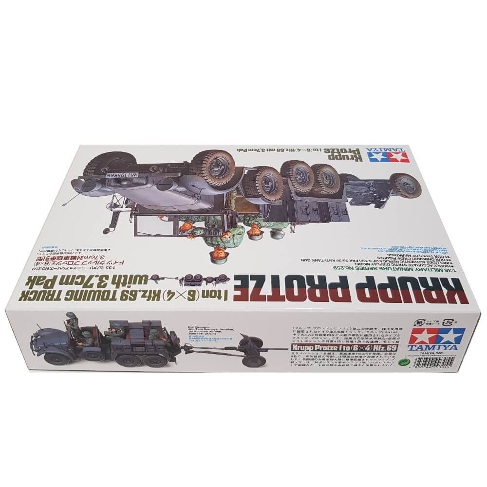 1:35 Krupp Protze 1 ton 6 x 4 Kfz. 69 Towing Truck with 3.7cm Pak - TAMIYA