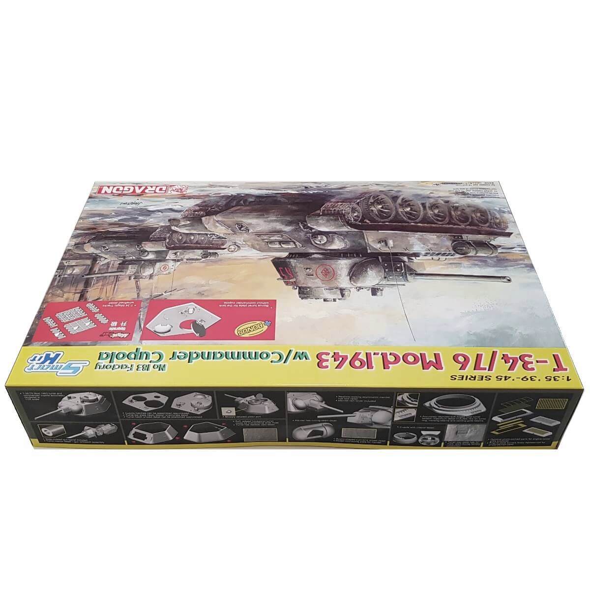 1:35 T-34/76 Mod.1943 with Commander Cupola - DRAGON