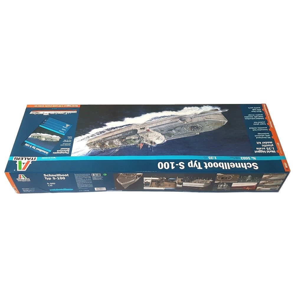 1:35 German Navy SCHNELLBOOT S-100 Torpedo Boat - ITALERI