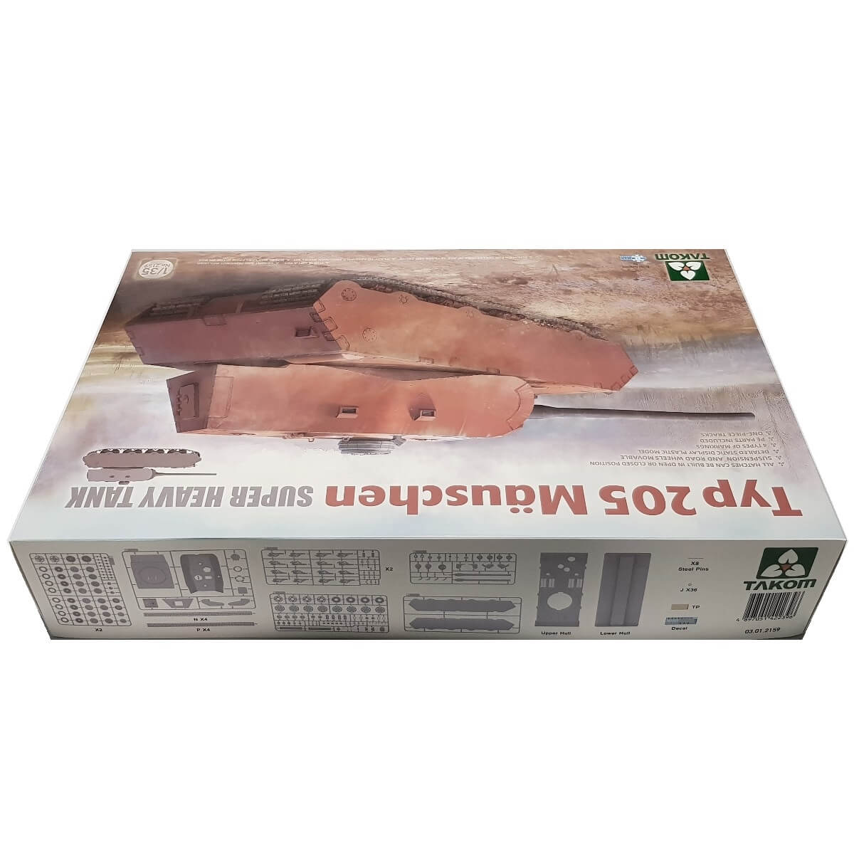 1:35 Typ 205 Mauschen Super Heavy Tank - TAKOM