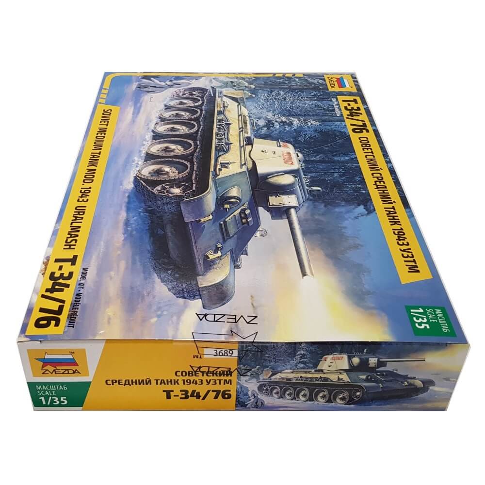 1:35 Soviet T-34/76 Medium Tank mod. 1943 URALMASH - ZVEZDA