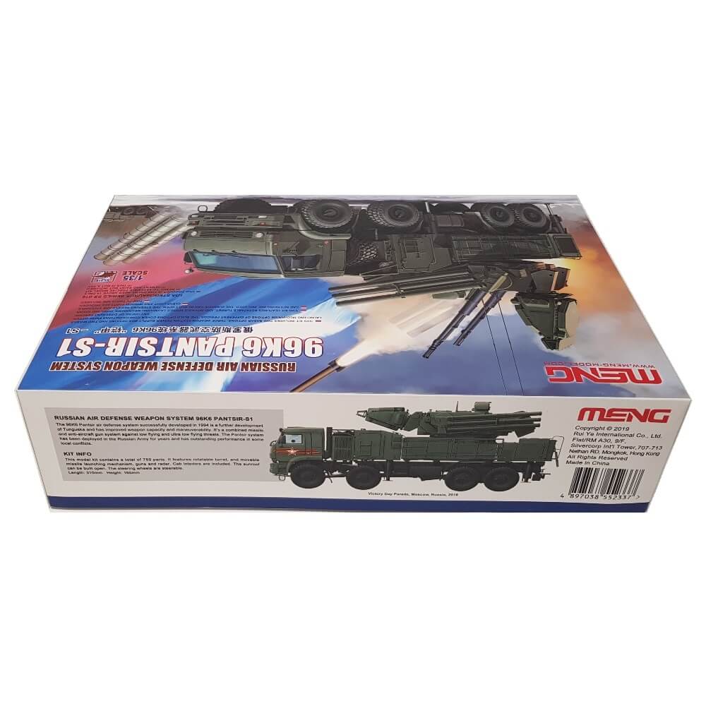 1:35 Russian 96K6 PANTSIR-S1 Air Defense Weapon System - MENG
