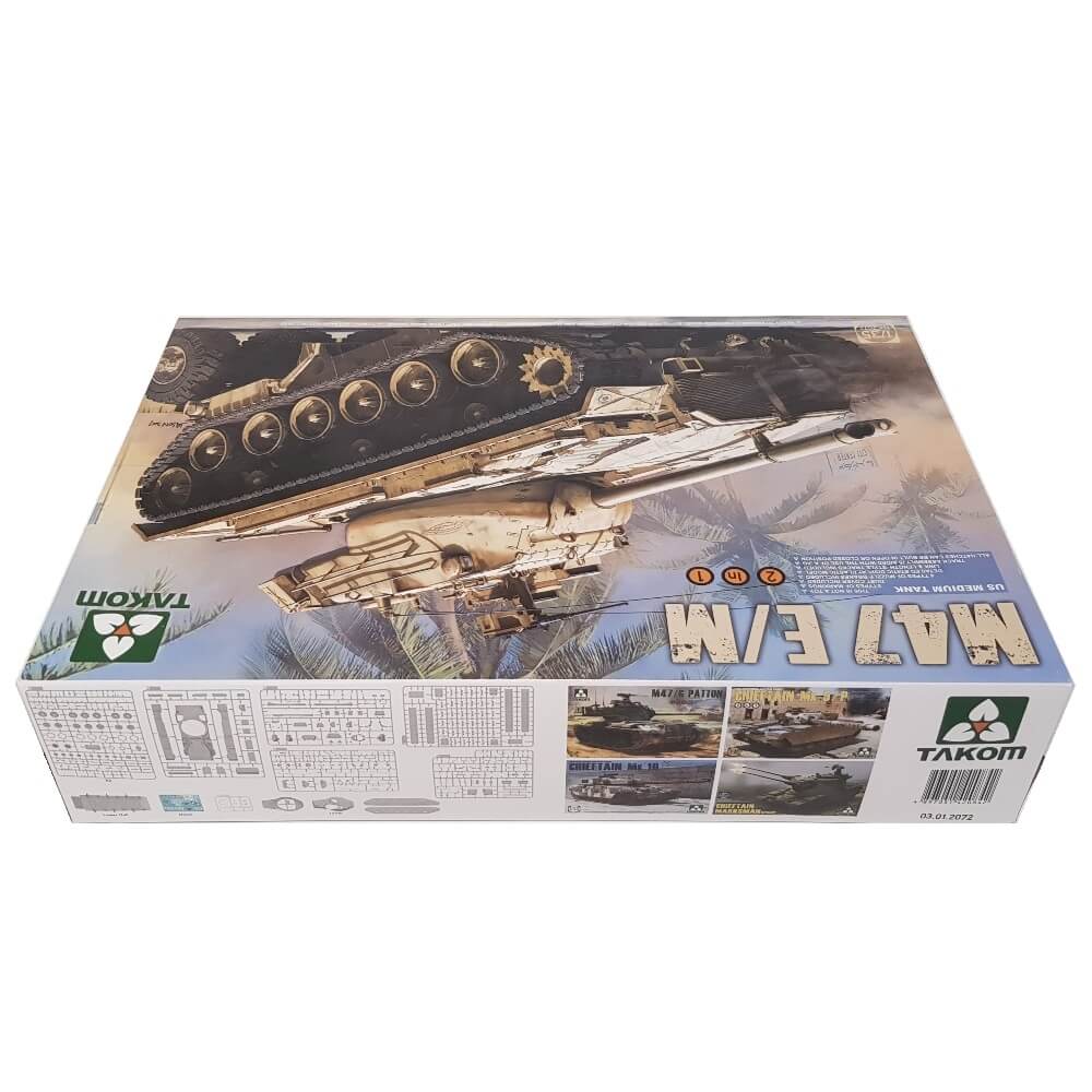 1:35 US M47 Patton E/M Medium Tank - TAKOM