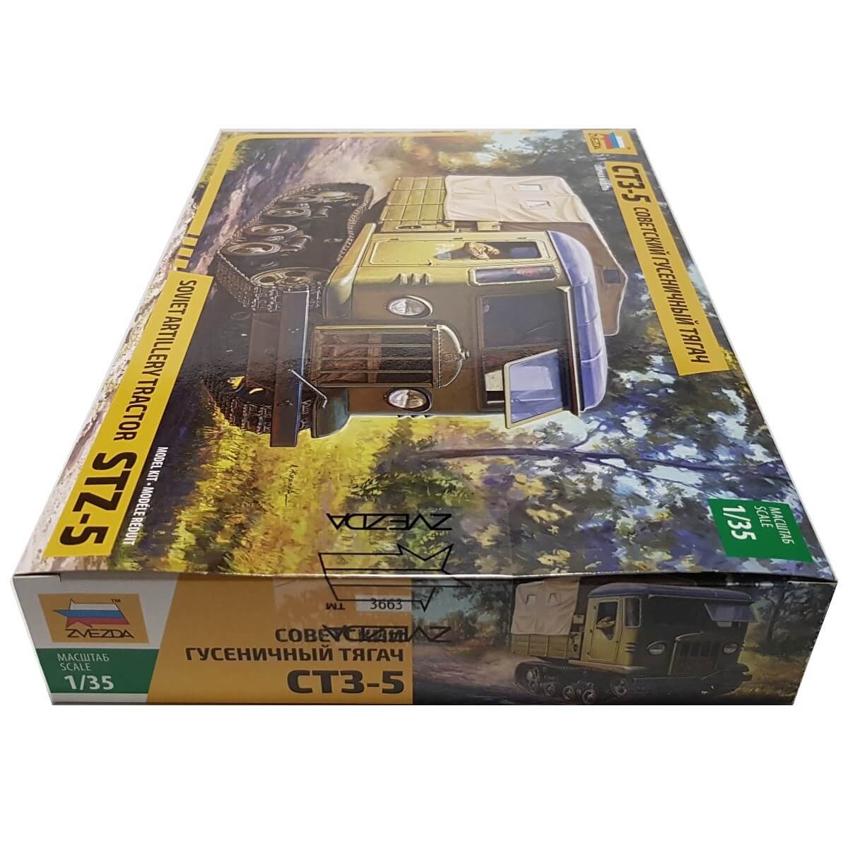 1:35 STZ-5 Soviet Tracked Tractor - ZVEZDA